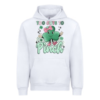 White too cute to pinch Urban Hoodie - MaliasSmallBusiness