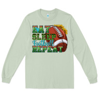 Matcha eat sleep football repeat Long Sleeve Tee - texasbilliewilder