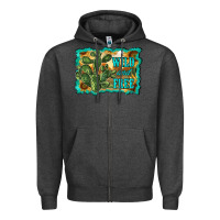 Charcoal Heather wild and free cactus Zipper Hoodie - RanaPortraitStore
