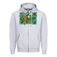 Heather Grey wild and free cactus Zipper Hoodie - RanaPortraitStore