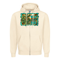 Sandshell wild and free cactus Zipper Hoodie - RanaPortraitStore