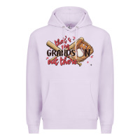 Lilac that's my grandson out there Premium Hoodie - MaliasSmallBusiness