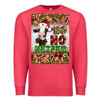 Cardinal Christmas Ho Ho Ho Heifer Premium Sweatshirt - Artiststas