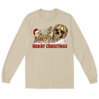 Mushroom Merry christmas skeleton Long Sleeve Tee - RanaPortraitStore