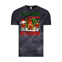 Cloud Black all i want for christmas is a choir Vintage Tee - BarkalooDesign