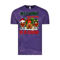 Cloud Purple all i want for christmas is a choir Vintage Tee - BarkalooDesign