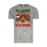 Cloud Rock all i want for christmas is a choir Vintage Tee - BarkalooDesign
