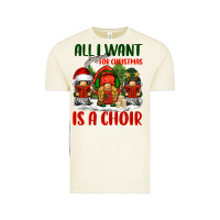 Vintage Arctic all i want for christmas is a choir Vintage Tee - BarkalooDesign