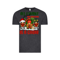 Vintage Black all i want for christmas is a choir Vintage Tee - BarkalooDesign