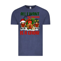 Vintage Denim all i want for christmas is a choir Vintage Tee - BarkalooDesign