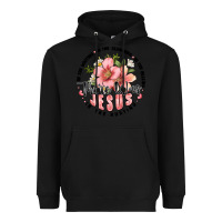 Black there was jesus Heavyweight Hoodie - JahusDesignShop