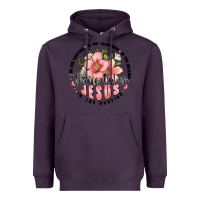 Plum there was jesus Heavyweight Hoodie - JahusDesignShop