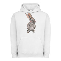 Pigment Lunar Rock Easter bunny Urban Hoodie - NancyCooperArtShop