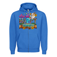 True Royal drink happy thoughts Zipper Hoodie - Zillion Design Studio