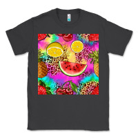 Smoke fruits leopard tie dye seamless pattern Classic Tee - Zillion Design Studio