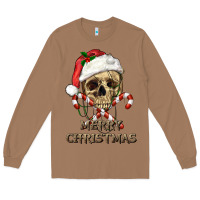 Toasted Coconut merry christmas skull Long Sleeve Tee - RanaPortraitStore