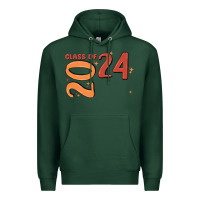 Sports Green custom class of 2024 name of school font  super sn Premium Hoodie - MaliasSmallBusiness