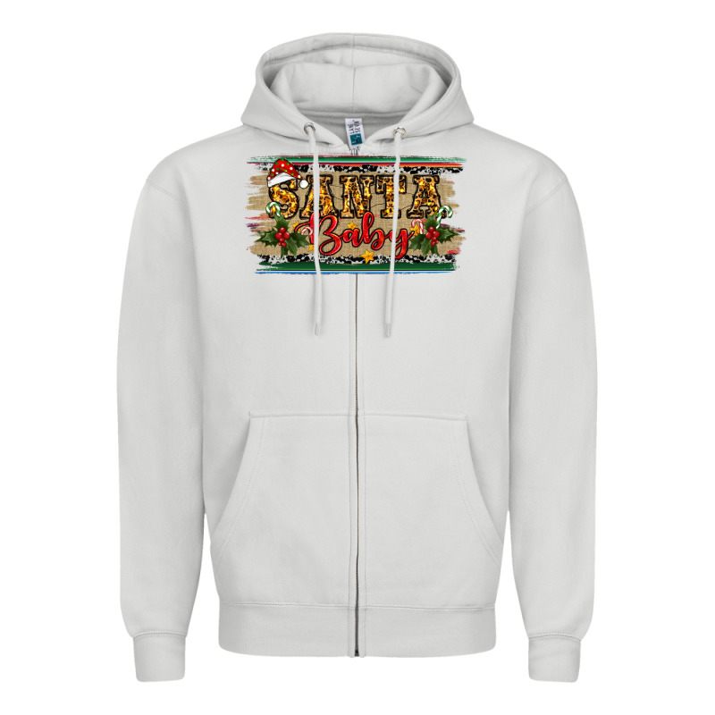 Christmas Western Santa Baby Zipper Hoodie by RanaPortraitStore | Teevron