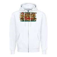 White christmas western santa baby Zipper Hoodie - RanaPortraitStore
