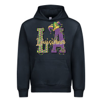 Navy louisiana mardi gras Urban Hoodie - MaliasSmallBusiness