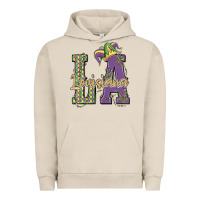 Pigment French Oak louisiana mardi gras Urban Hoodie - MaliasSmallBusiness