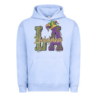 Pigment Grape Ice louisiana mardi gras Urban Hoodie - MaliasSmallBusiness