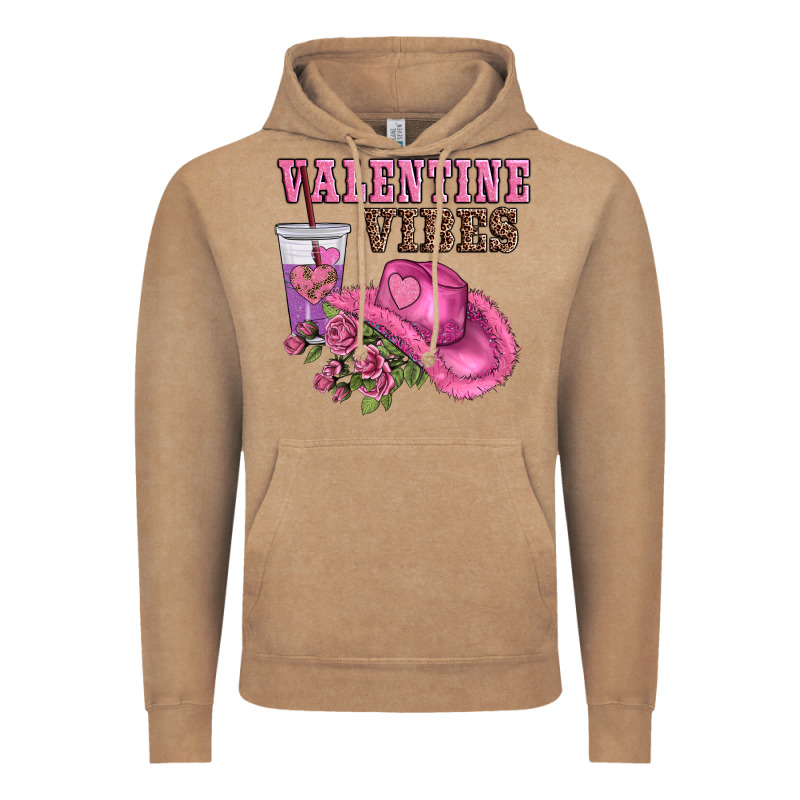 Valentines Day Valentine Vıbes Vintage Hoodie by AdoDesignShop | Teevron