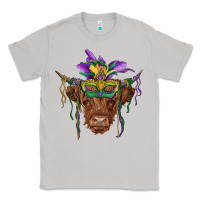 Moon Dust mardi gras mask highland cow Classic Tee - RanaPortraitStore