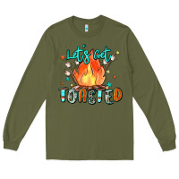 Army Green let's get toasted Long Sleeve Tee - Zillion Design Studio
