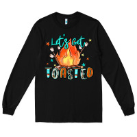Black let's get toasted Long Sleeve Tee - Zillion Design Studio