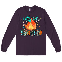 Plum let's get toasted Long Sleeve Tee - Zillion Design Studio