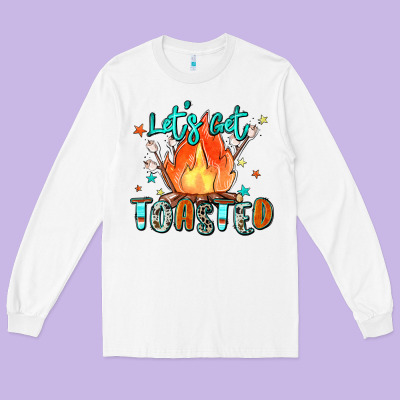 Let's Get Toasted Long Sleeve Tee Designed By Zillion Design Studio