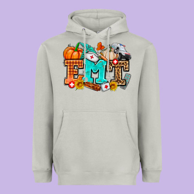 Emt With Fall Heavyweight Hoodie Designed By Adodesignshop