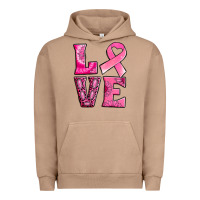 Pigment Burro Breast Cancer love Urban Hoodie - NancyCooperArtShop