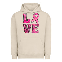 Pigment French Oak Breast Cancer love Urban Hoodie - NancyCooperArtShop