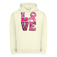 Pigment Pistachio Breast Cancer love Urban Hoodie - NancyCooperArtShop