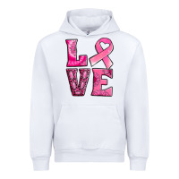 White Breast Cancer love Urban Hoodie - NancyCooperArtShop