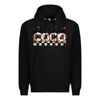 Black baseball mama Premium Hoodie - MaliasSmallBusiness