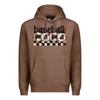 Chestnut baseball mama Premium Hoodie - MaliasSmallBusiness