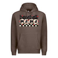 Coffee baseball mama Premium Hoodie - MaliasSmallBusiness