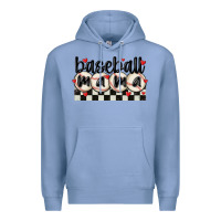 Colony Blue baseball mama Premium Hoodie - MaliasSmallBusiness