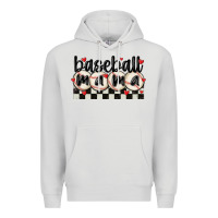 Dove Grey baseball mama Premium Hoodie - MaliasSmallBusiness