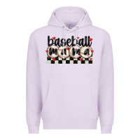 Lilac baseball mama Premium Hoodie - MaliasSmallBusiness