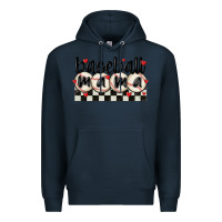 Navy baseball mama Premium Hoodie - MaliasSmallBusiness