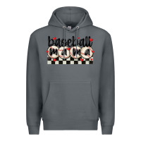Rock baseball mama Premium Hoodie - MaliasSmallBusiness