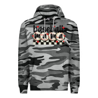 Slate Camo baseball mama Premium Hoodie - MaliasSmallBusiness