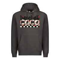Smoke baseball mama Premium Hoodie - MaliasSmallBusiness