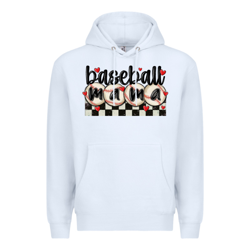 Baseball Mama Premium Hoodie by MaliasSmallBusiness | Teevron