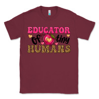 Burgundy educator of tiny humans Classic Tee - texasbilliewilder