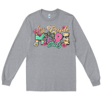 Heather Grey less people more cats Long Sleeve Tee - Zillion Design Studio